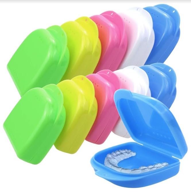 Gold Cura pack of 10 retainer and aligner boxes