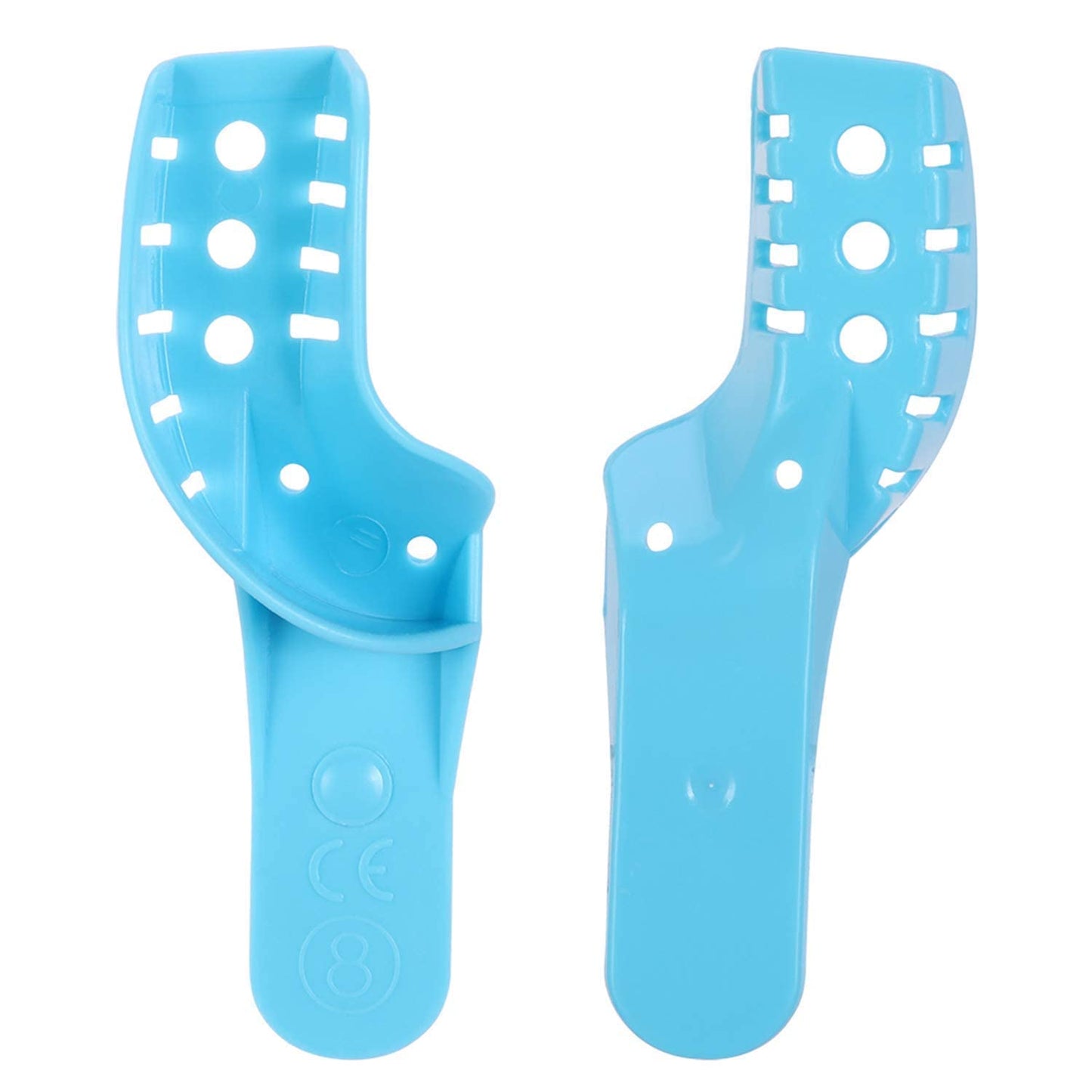 Gold Cura Autoclavable Plastic Impression Trays | Reusable Perforated Trays for Dental Clinics