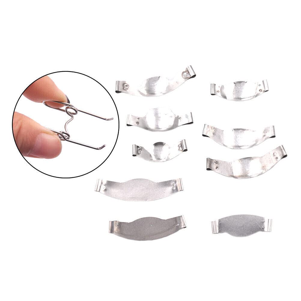 Gold Cura Saddle Contoured Matrices Kit – 36 Pcs with Spring Clip for Class II Composite & Amalgam Restorations