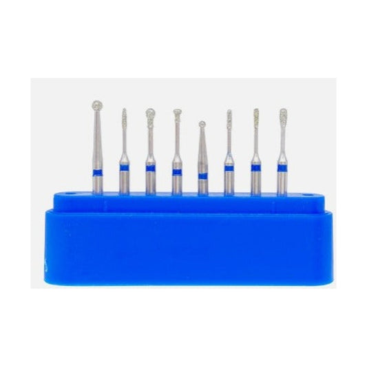 Gold Cura FG-115 minimally invasive cavity kit with 8 coarse burs