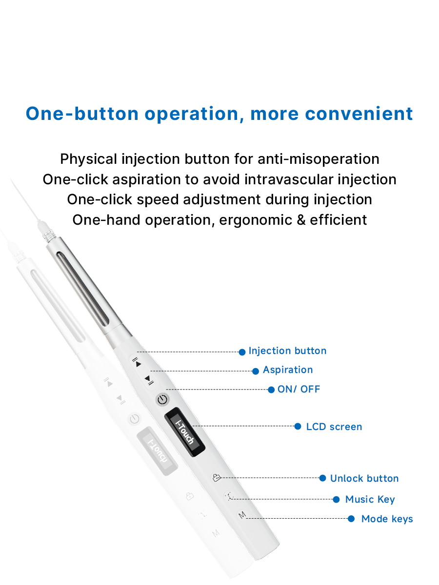 Gold Cura aspiration anesthesia pen package for dental clinics