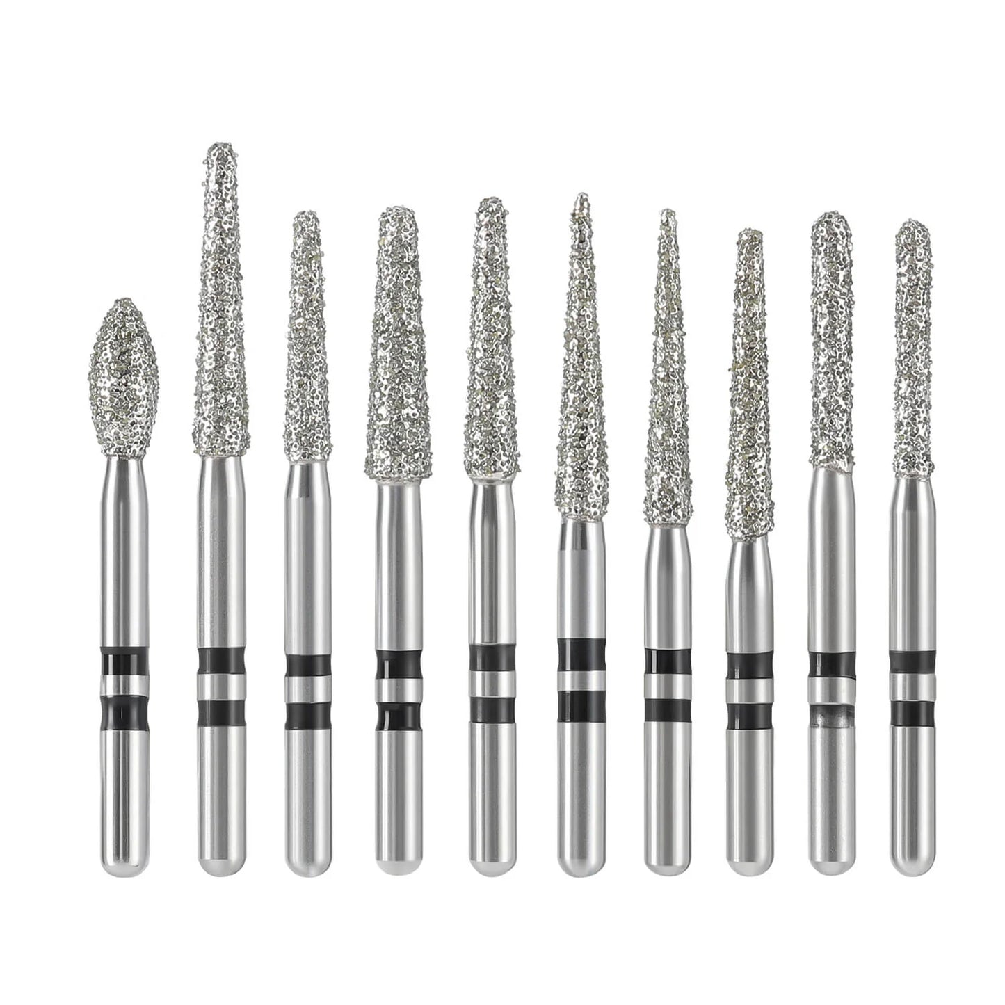 Gold Cura Diamond Zirconia Cutting Kit – Dental Cutting Burs