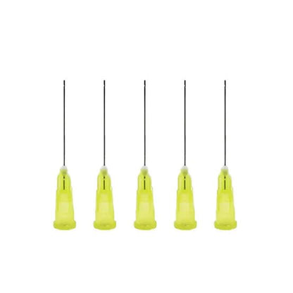 Gold Cura Endo Irrigation Needles 27G × 25 mm – Double Side-Vented, Pack of 100 – product image 3
