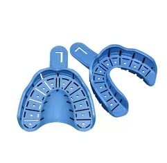 Gold Cura Implant Impression Trays – Perforated Set of 10