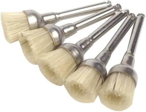 Gold Cura Prophy Polishing Brush | Nylon Bristle Latch-Type Brush for Dental Clinics
