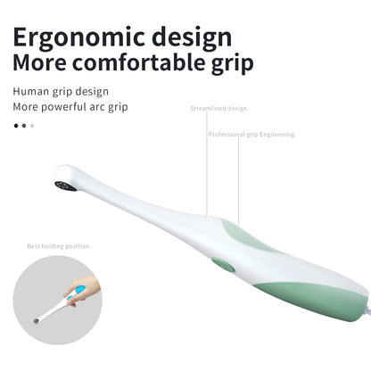 Ergonomic handheld design of the 3MP dental intraoral camera