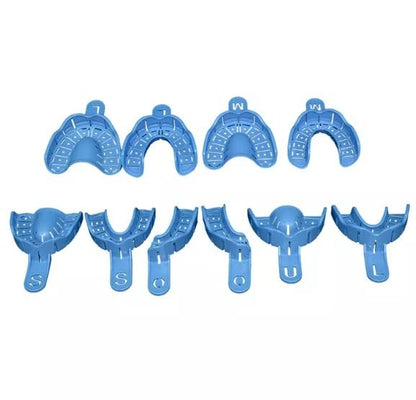 Gold Cura Implant Impression Trays – Perforated Set of 10