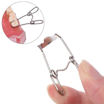 Saddle matrix band contours for posterior composite amalgam and GIC restorations