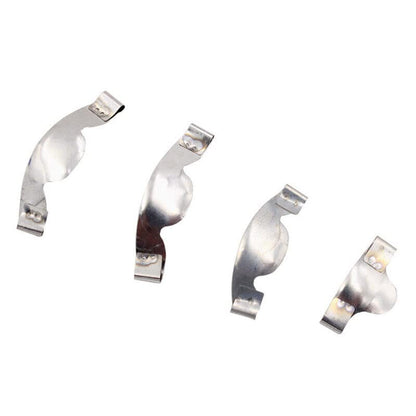 Assorted small medium and large saddle matrix bands in the Gold Cura universal kit