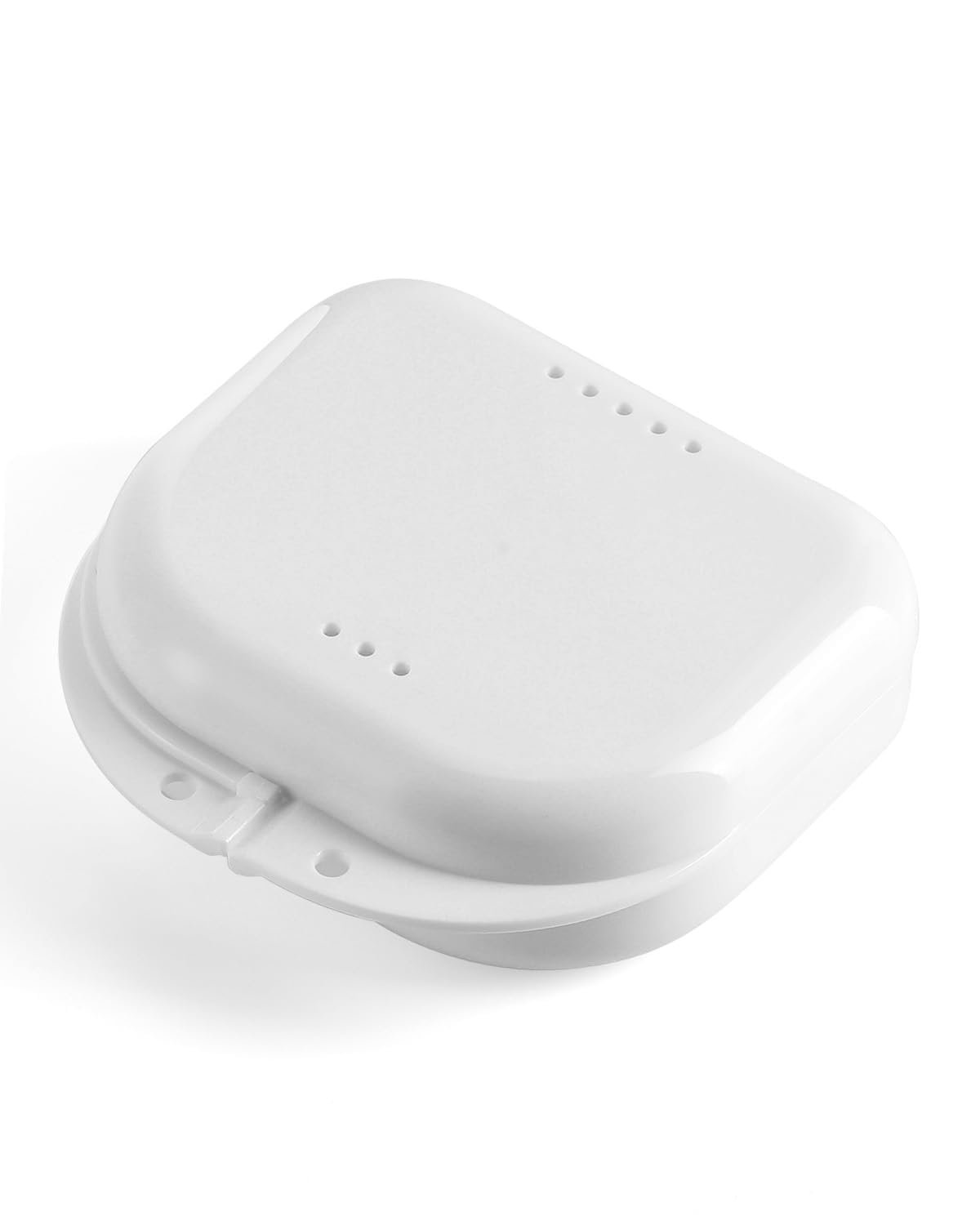 Gold Cura Retainer Box | Aligner Case | Retainer Storage Box | Night Guard Case | Mouth Guard Storage Box | Colour: White