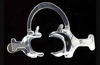 Gold Cura Dental Cheek Retractor with Wings & Handle – Clear, Pack of 2 – product image 3