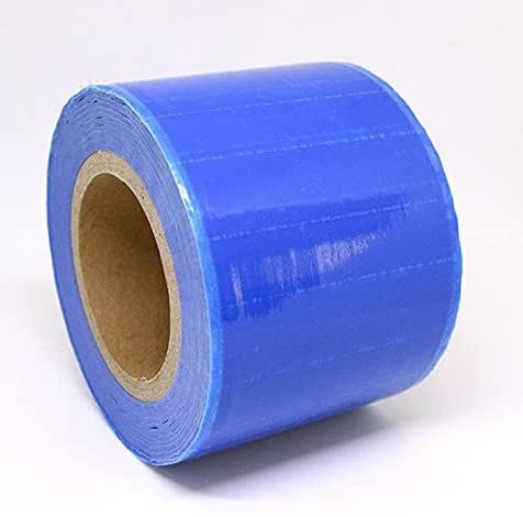 Perforated dental barrier film roll for covering high-touch clinical equipment