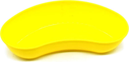 Gold Cura medium plastic dental kidney tray, pack of 2
