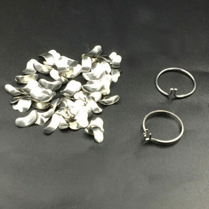 Gold Cura Sectional Matrix System Kit – 100 Pcs with Delta & Standard Rings for Class II Posterior Restorations