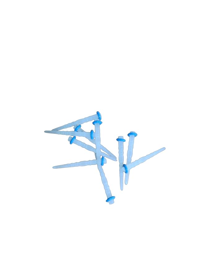 Gold Cura Dental | Fiber Post | Refill Pack of 10 Pieces | Size: 1.6MM | Colour: Blue