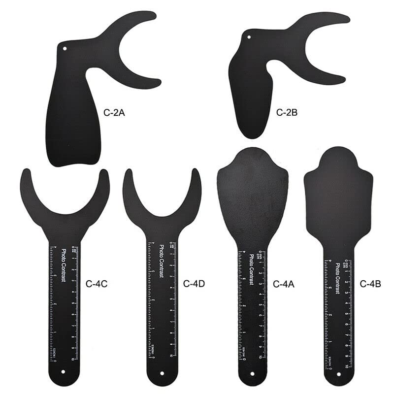 Gold Cura Intraoral Photography Contrastors | Black Background Boards Set of 6 for Dental Clinics – product image 1