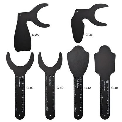 Gold Cura Intraoral Photography Contrastors | Black Background Boards Set of 6 for Dental Clinics – product image 1