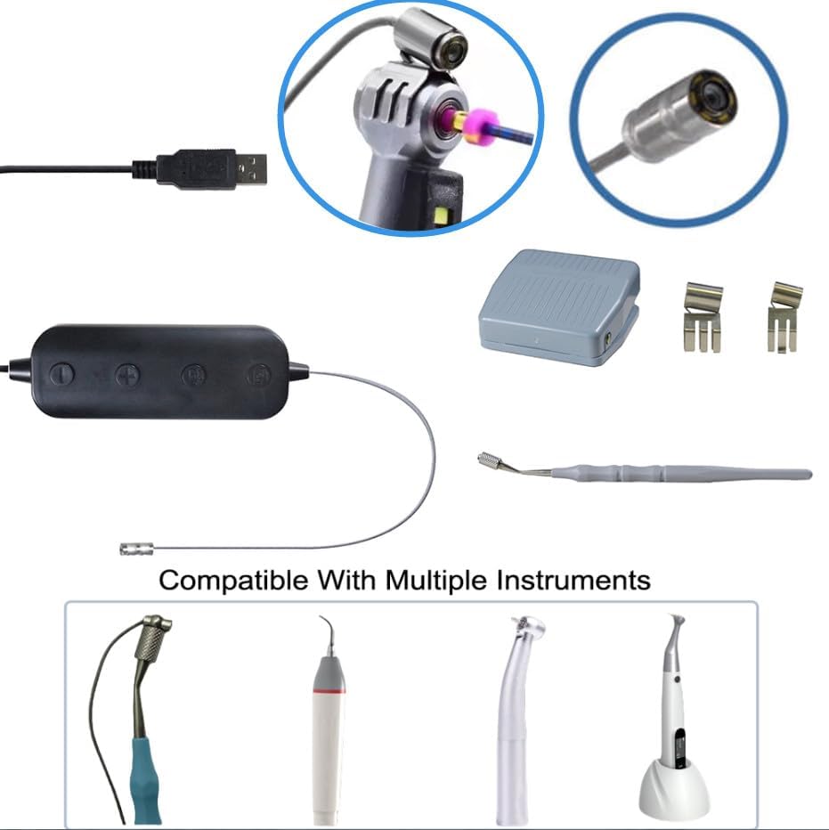 Root canal intraoral endoscopic camera for patient education and RCT workflow