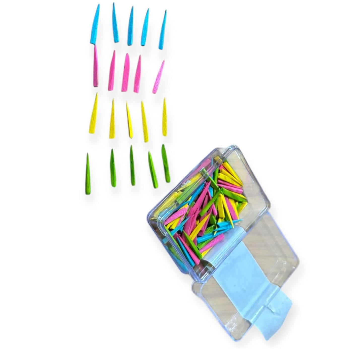 Gold Cura Wooden Wedges | Assorted Interdental Wedges Pack of 100 for Dental Clinics
