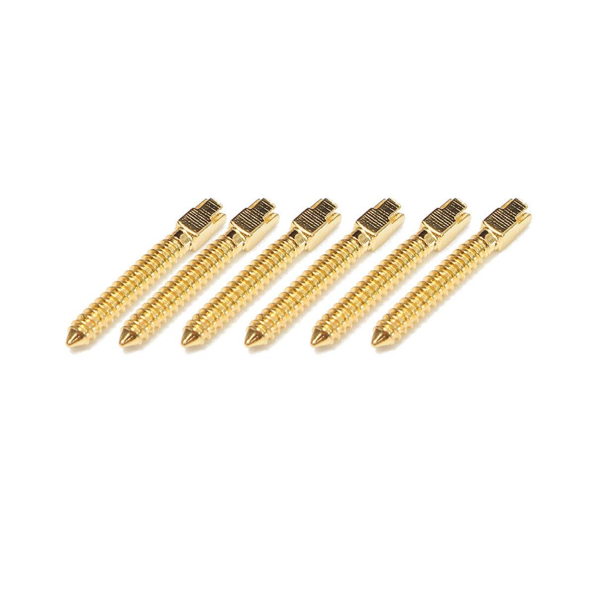 Gold Cura Dental | Gold Plated Screw Post Refills | Pack of 12 Pieces (L3)