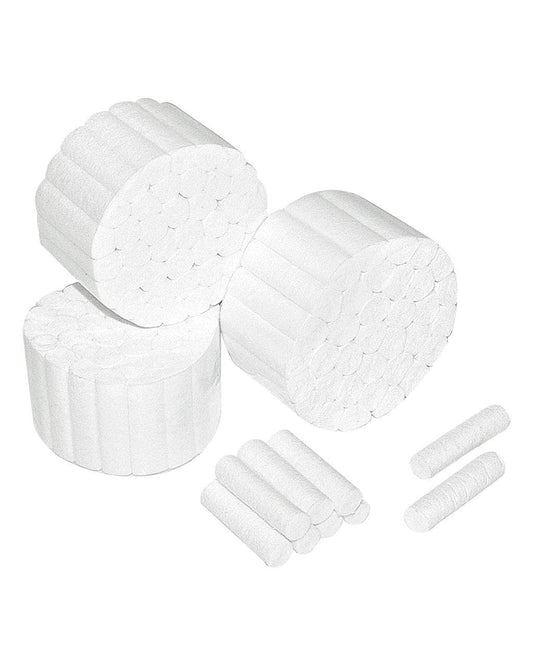 Gold Cura disposable dental cotton rolls, pack of 500