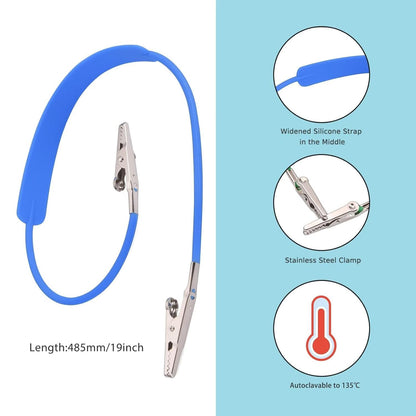 Gold Cura Autoclavable Silicone Dental Bib Clip – Assorted Colours