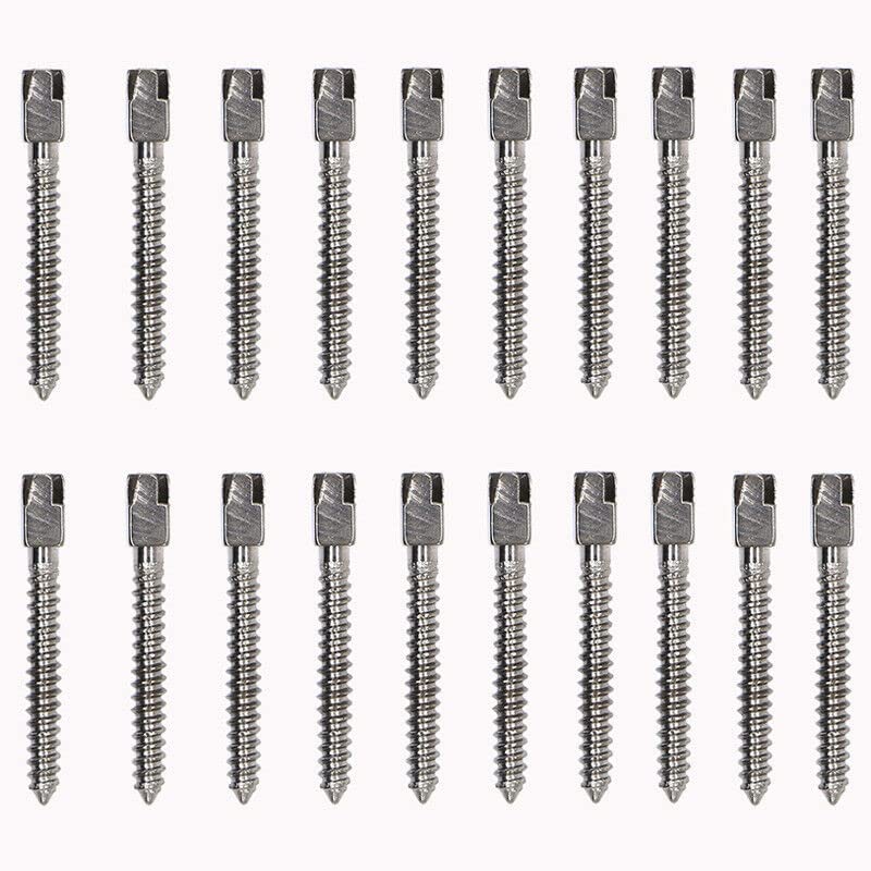 Gold Cura Dental Titanium Screw Posts | Pack of 120 Pieces