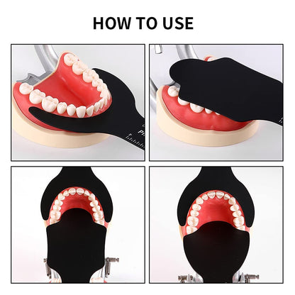 Gold Cura Intraoral Photography Contrastors | Black Background Boards Set of 6 for Dental Clinics – product image 2