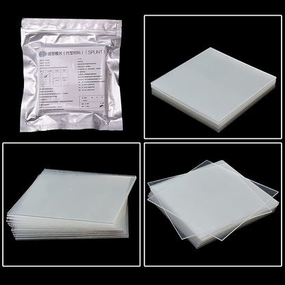 Gold Cura Vaccum Forming Sheets | Hard | 0.8mm | 20 Pieces | Splint Sheets | Clear Aligner Sheets | Dental Thermoforming Sheets