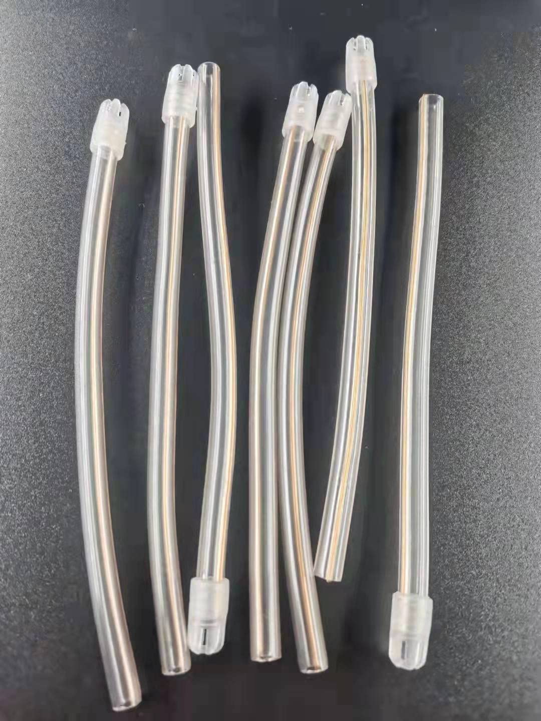 Gold Cura Saliva Ejector Suction Tips | Copper-Wire Embedded Soft Disposable Tips for Dental Clinics