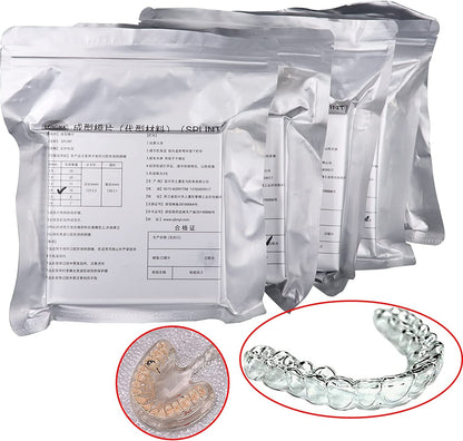 Vaccum Forming Sheets | Soft | 1.5mm | 15 Pieces | Splint Sheets | Clear Aligner Sheets | Dental Thermoforming Sheets