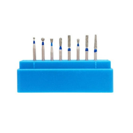 Gold Cura Cavity Preparation & Restorative Bur Kit 4103 – Pack of 8 Burs