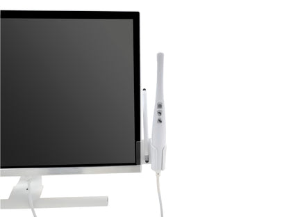 All-in-one dental PC with docked 18MP intraoral camera on the side