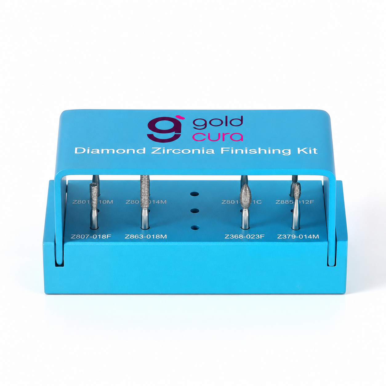 Gold Cura Diamond Zirconia Finishing Kit – Dental Finishing Burs