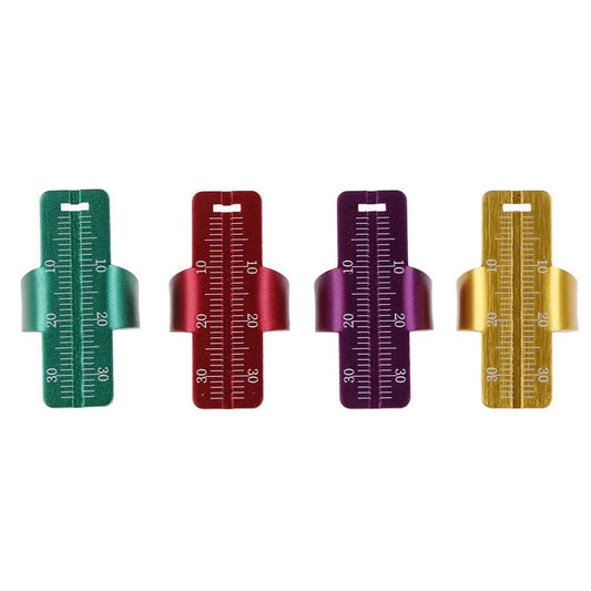 Gold Cura finger-worn dental endo ring for chairside file organisation