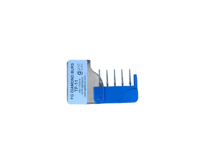 Gold Cura Tapered Fisher Diamond Burs FG
