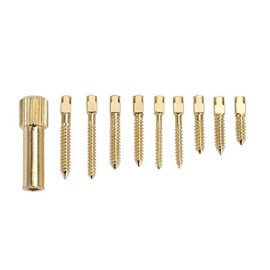 Gold Cura Gold Plated Dental Screw Post Refills Pack of 12 - Endodontic Post Refills India