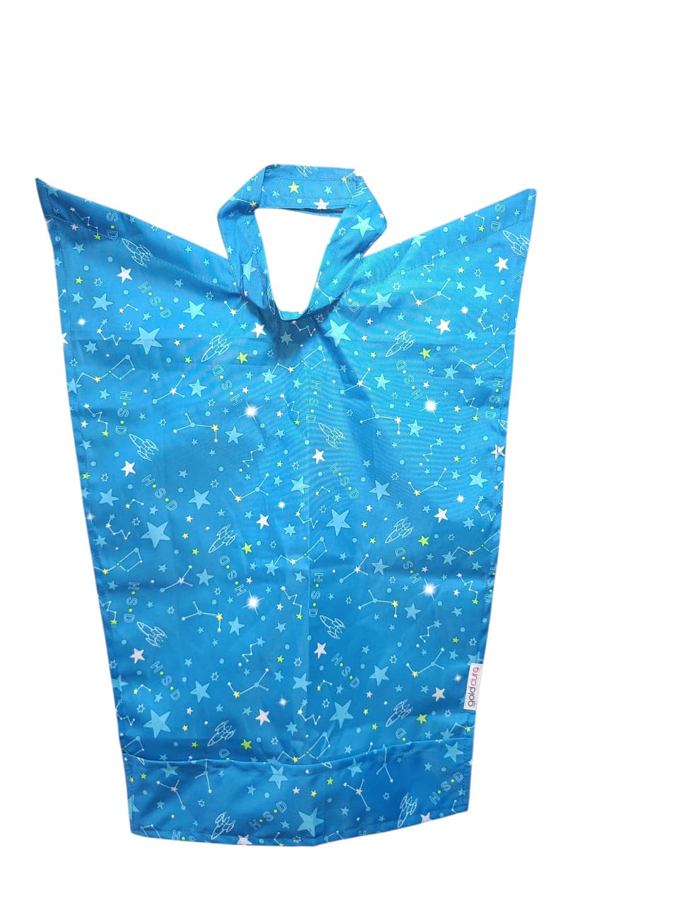 Gold Cura Dental Pedo Patient Drape | Autoclavable | Washable | Reusable | Size (L x W): 23x15 inch (Blue Universe)
