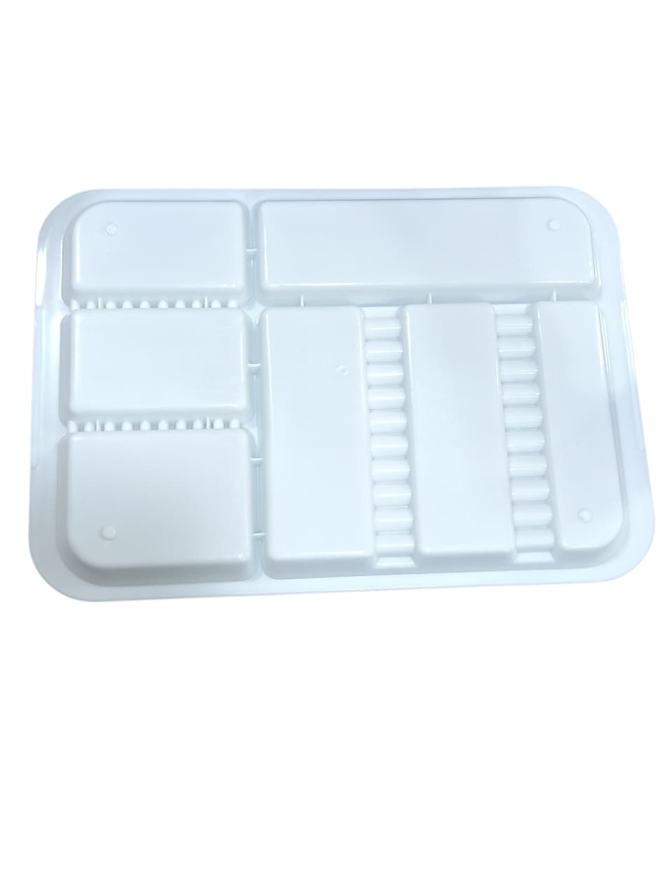 Gold Cura Dental | Big Plastic Instrument Tray | Colour: White