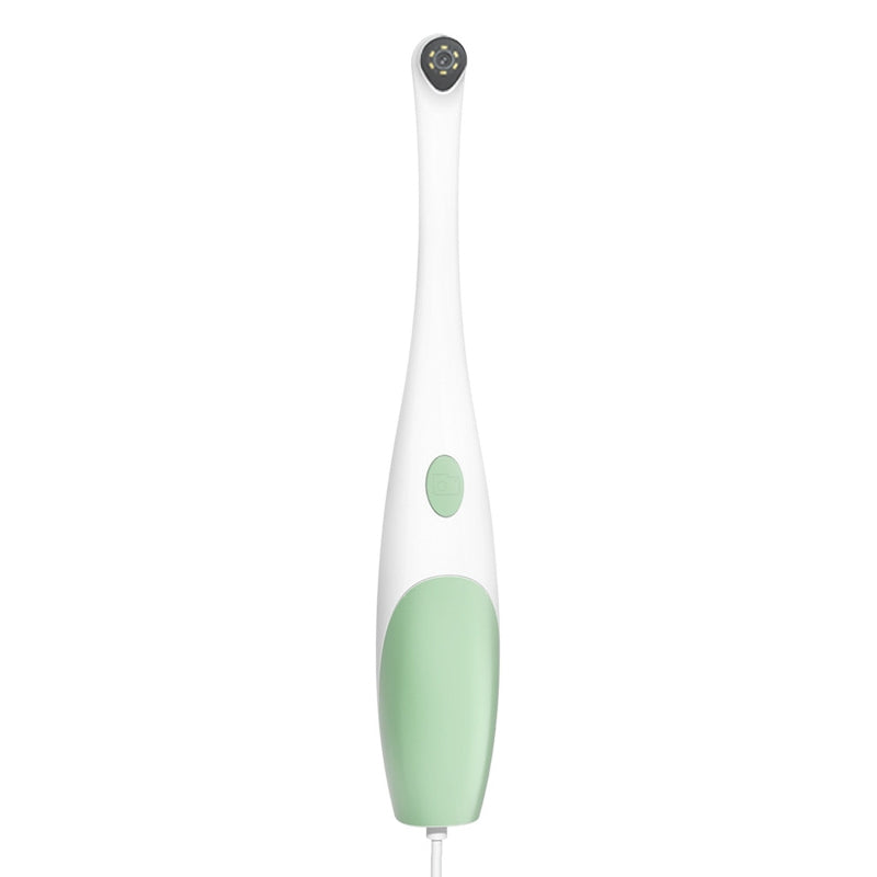 Gold Cura 3MP wired dental intraoral camera in green