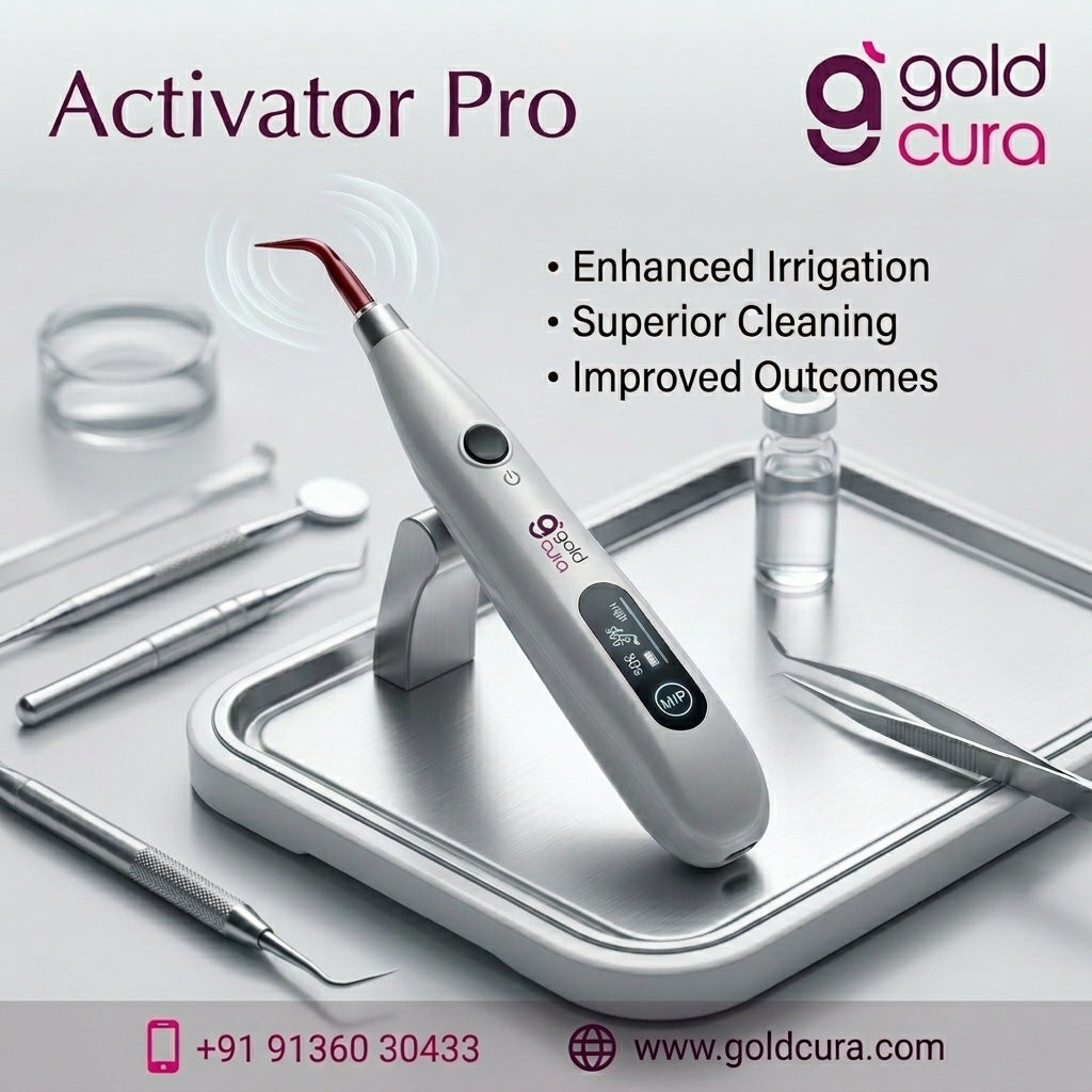 Gold Cura Activator Pro digital endo activator banner