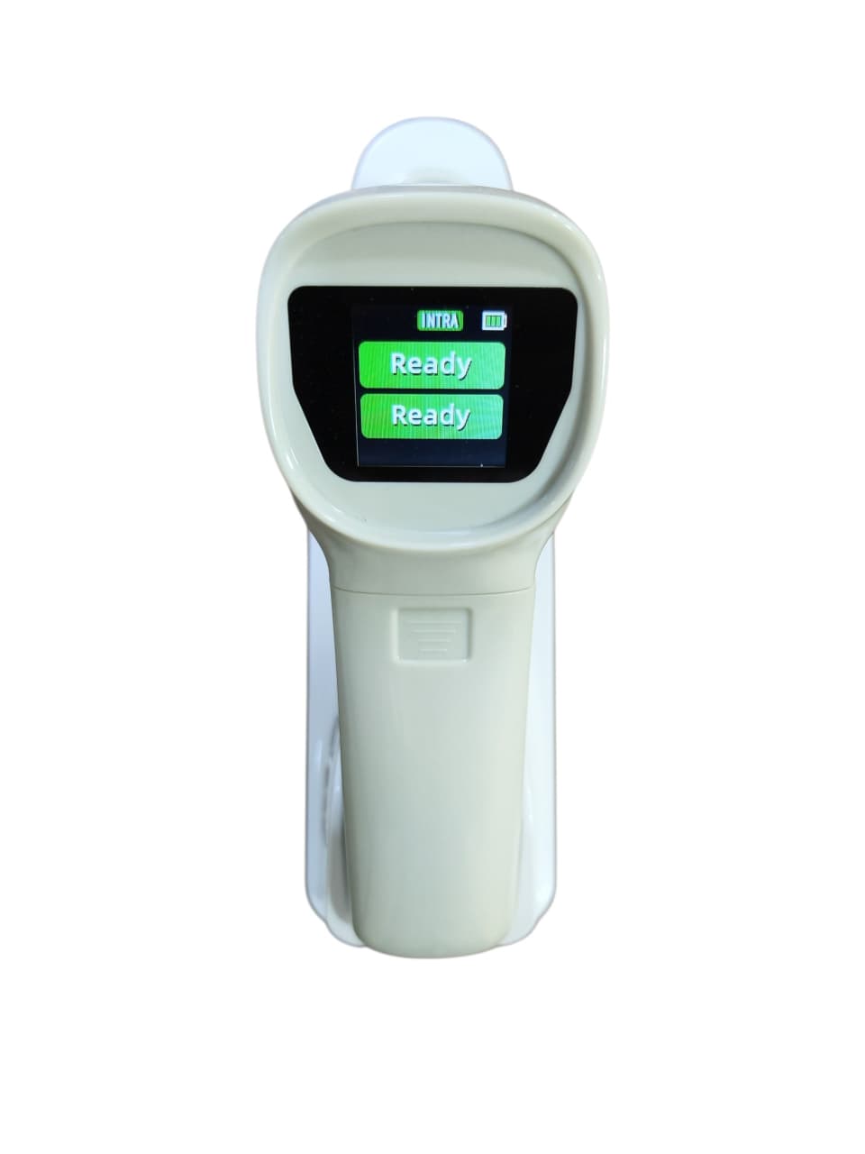 Gold Cura Digital Shade Guide screen showing INTRA chairside mode Ready status for intraoral shade reading
