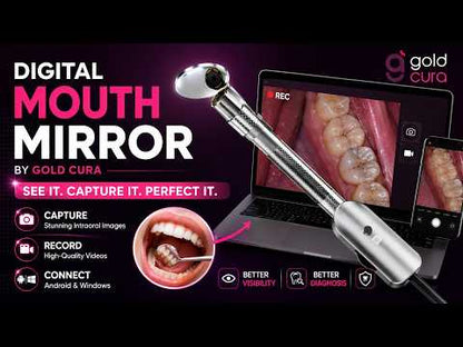 Gold Cura Digital Mouth Mirror Camera product demonstration video