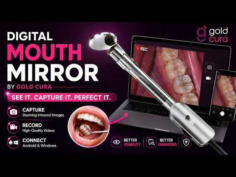 Gold Cura Digital Mouth Mirror Camera product demonstration video