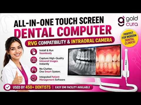 Gold Cura All-in-One Dental Computer with Intraoral Camera and RVG Compatibility — product demo video