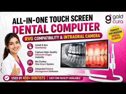 Gold Cura All-in-One Dental Computer with Intraoral Camera and RVG Compatibility — product demo video