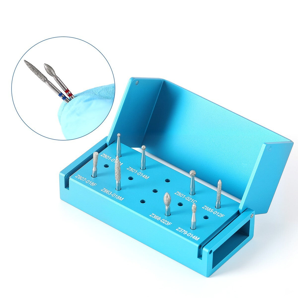 Gold Cura Diamond Zirconia Finishing Kit – Dental Finishing Burs