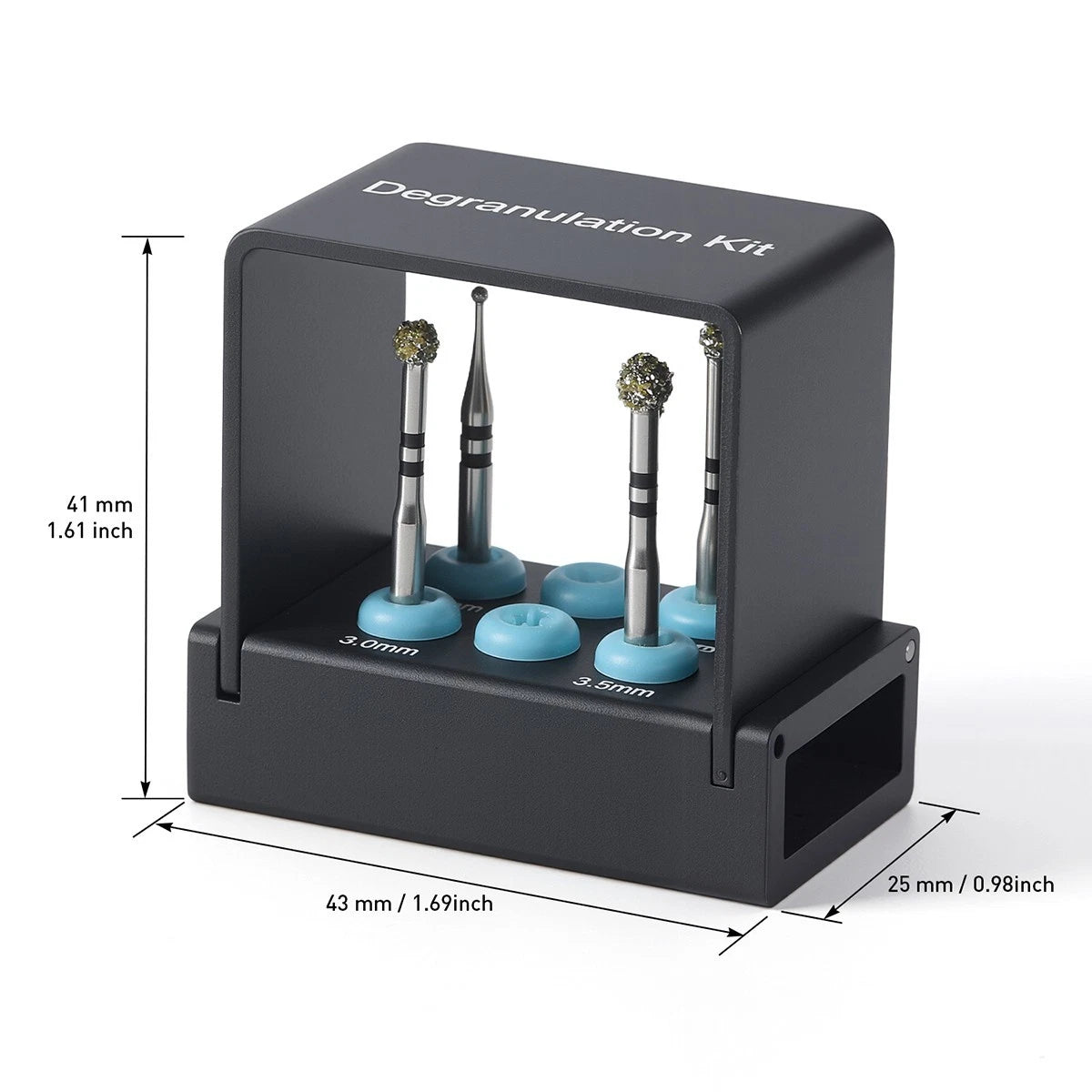 Gold Cura Dental Degranulation Kit – Surgical Debridement Burs