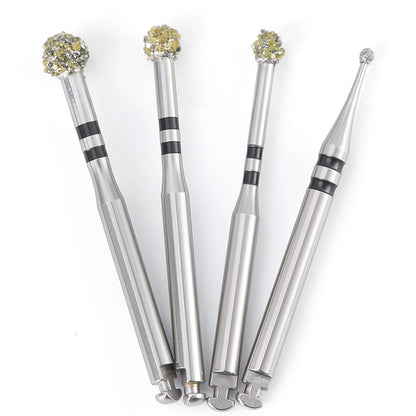 Implant site degranulation burs for dentists