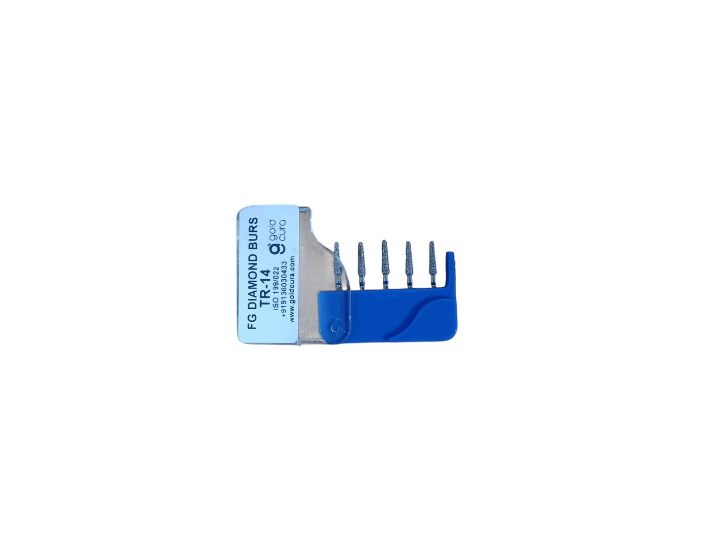 Gold Cura Tapered Round   Diamond Burs FG